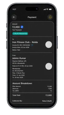 Member payment records